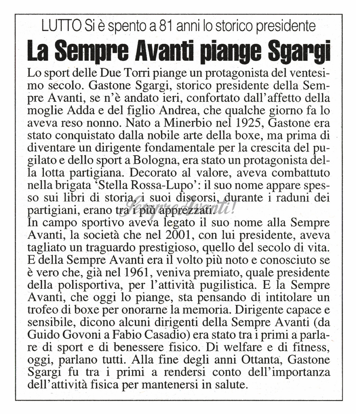 Rassegna Stampa