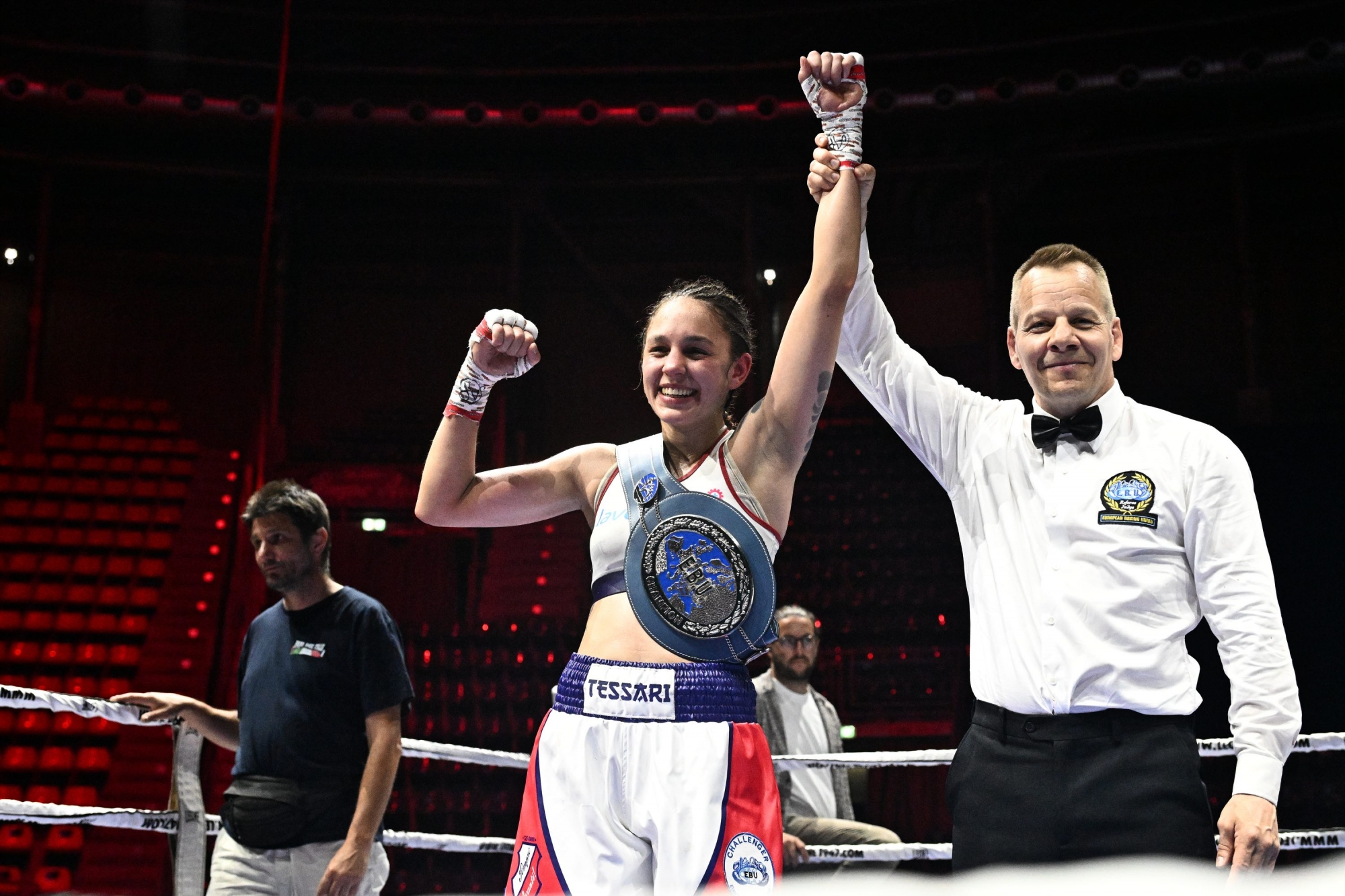 Sempre Avanti Boxing Night - Biancamaria Tessari vince il Titolo Europeo EBU