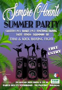Summer party Sempre Avanti 29 giugno
