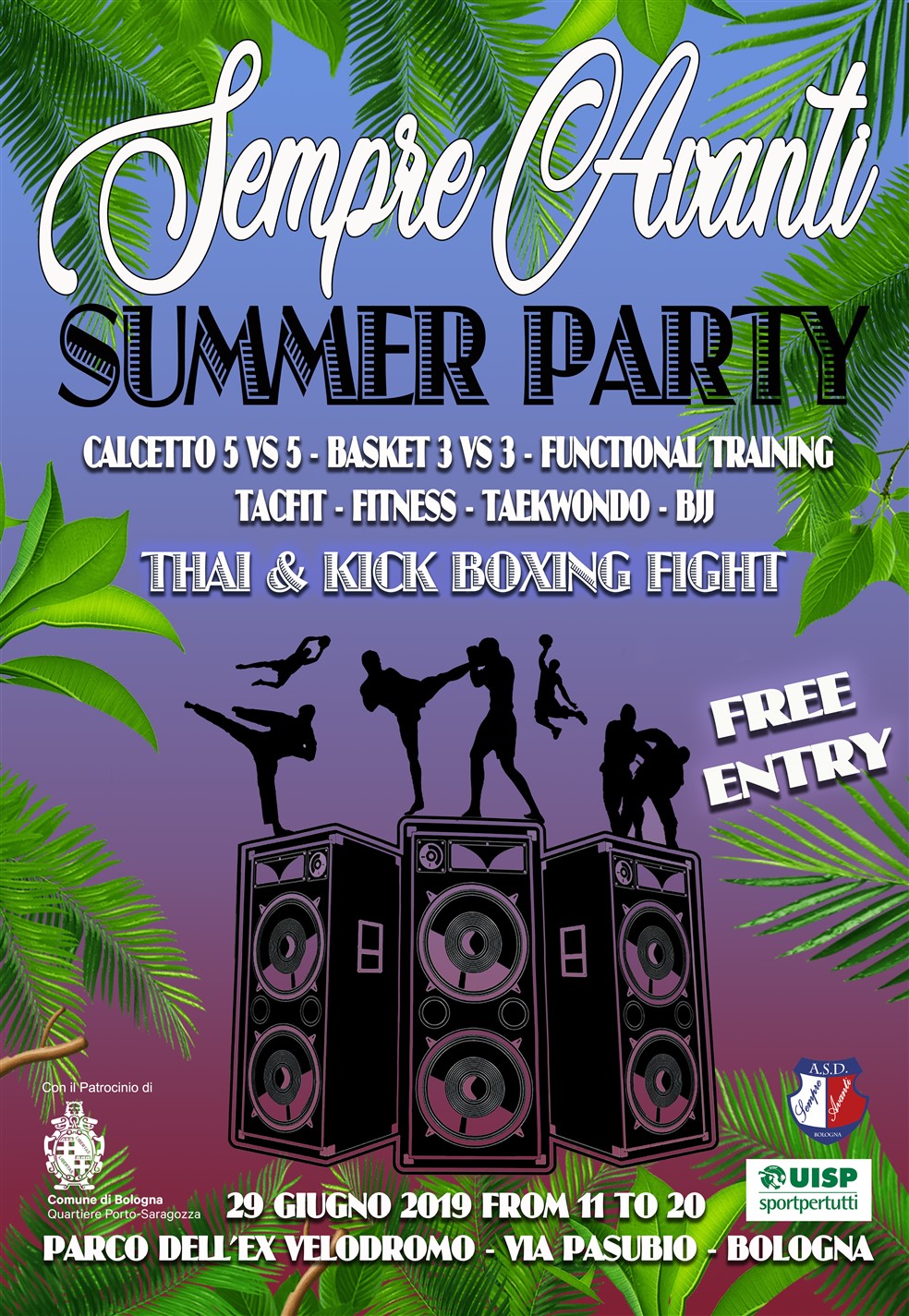 Summer party Sempre Avanti 29 giugno