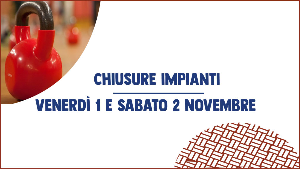 chiusure 1 novembre sempre avanti