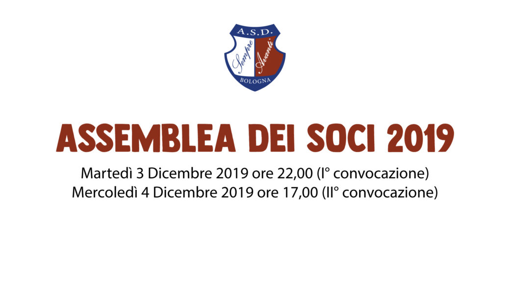 Assemblea dei Soci 2019