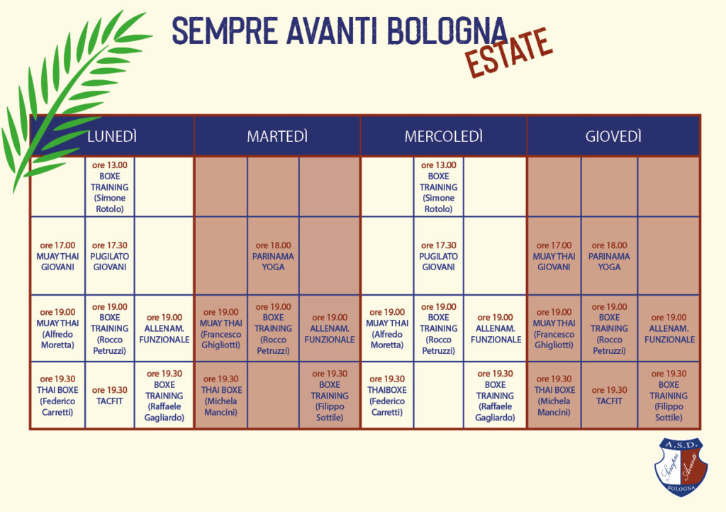 corsi DLF estate Sempre Avanti